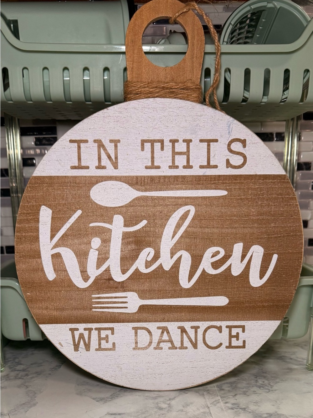 Rustic Wooden Kitchen Sign